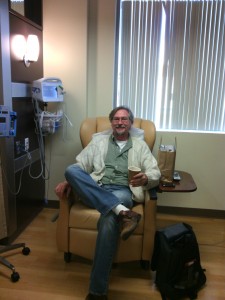 December 10, 2014: My first day of chemotherapy. Classy accommodations.