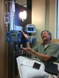 My first infusion in progress.