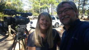 Olivia from CN2, who kindly came out to interview me when I rolled into town.